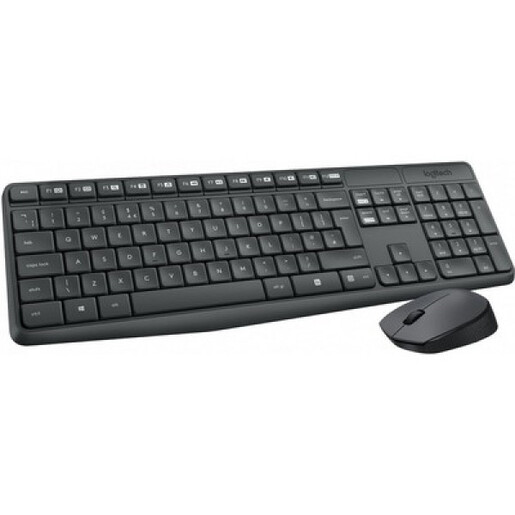 Tastatura + mis Wireless Logitech MK235 USB US siva 920-007931