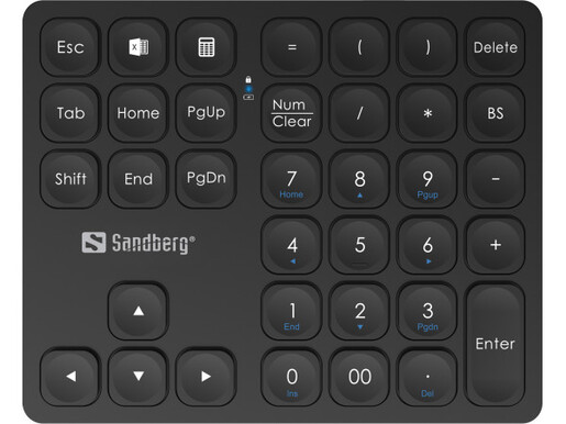 Bežična numerička tastatura Sandberg USB Pro 630-09