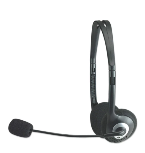 Slušalice sa mikrofonom Manhattan 164429. 2x3.5mm black