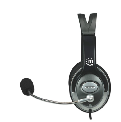 Slušalice sa mikrofonom Manhattan Classic 175555, black