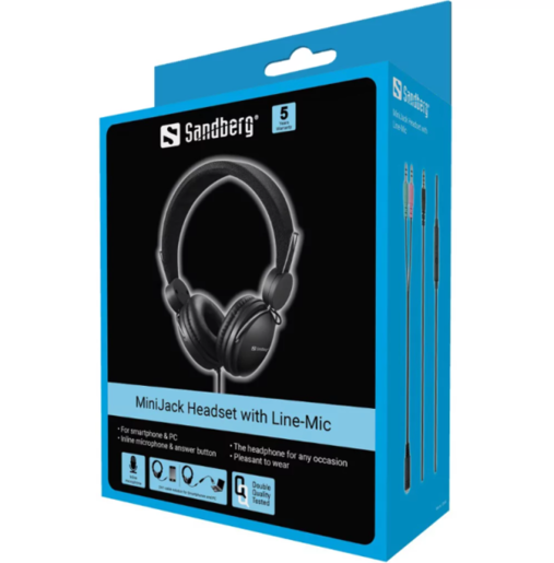 Slušalice sa mirkofonom Sandberg MiniJack 3.5 126-34