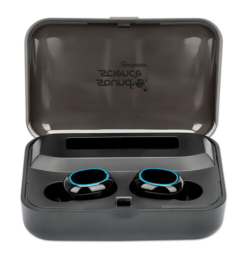 Slušalice TWS Manhattan 180382 Bluetooth 5.0 crne