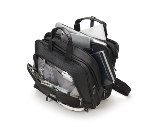 Torba za laptop Dicota Eco Top Traveller Twin Pro D30844-RPET 15.6" crna
