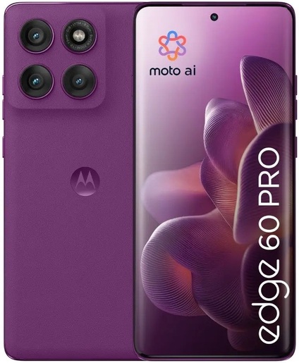 Motorola Edge 60 Pro 8GB + 256GB, 5G, Sparkling Grape Mobilni telefon