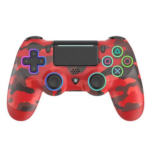 Spawn PlayPro 4 Wireless Controller Red Camo - PS4/PS3/PC/Android/IOS/SD