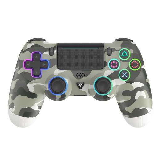 Spawn PlayPro 4 Wireless Controller Grey Camo - PS4/PS3/PC/Android/IOS/SD