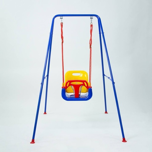 Metalna ljuljaška za decu plava