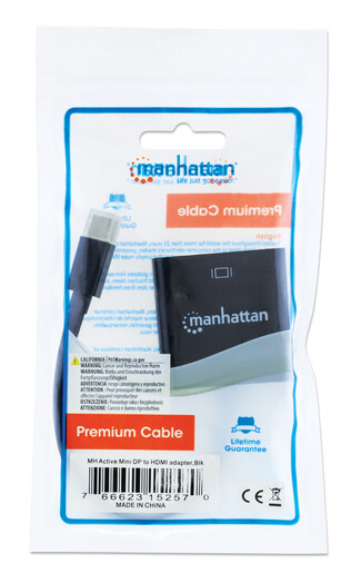 Adapter Manhattan 152570 Active Mini DisplayPort na HDMI 4K@60Hz