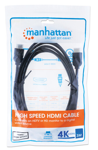 Kabl Manhattan 306126 HDMI M/M 4K/30Hz/3m