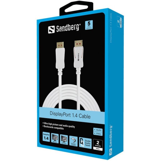 Kabl Sandberg 509-15 DisplayPort M/M 1.4 8K 2m