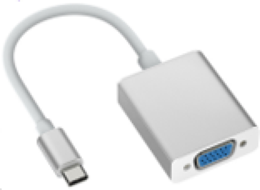 Adapter Stars Solutions USB-C na VGA beli