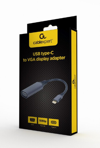 Adapter Cablexpert A-USB3C-VGA-01 USB-C - VGA