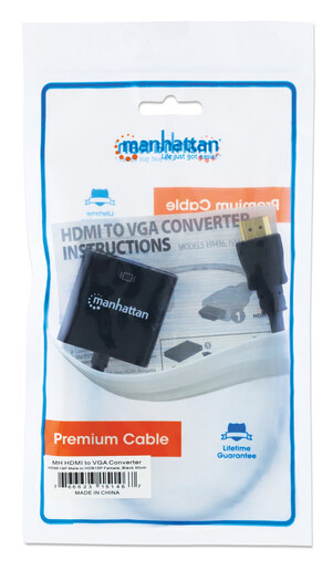 Adapter Manhattan 151467 HDMI/M - VGA/F