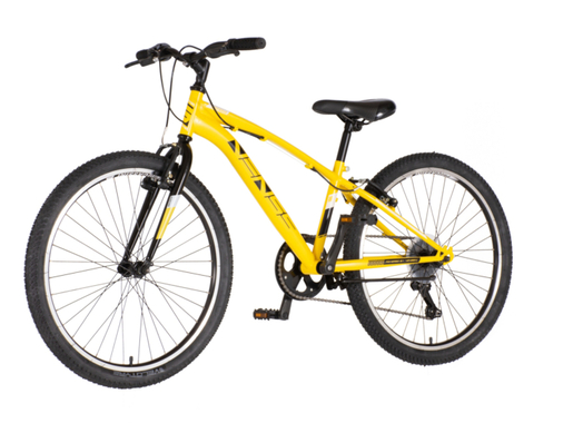 Bicikl venssini arcadia 24" žuto crni 1242036