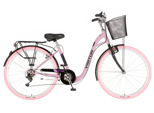Bicikl visitor elite 28" roze crni 1282039