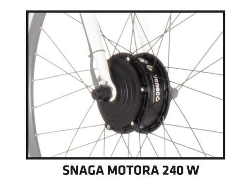 E-bicikl visitor explosion crno roza 1269114 - SKLOPLJEN