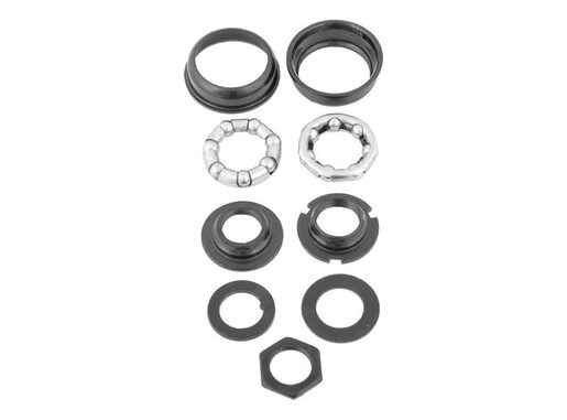 Set šoljica sred. pogona crna “z” za dečije bicikle 9p ## 3193207