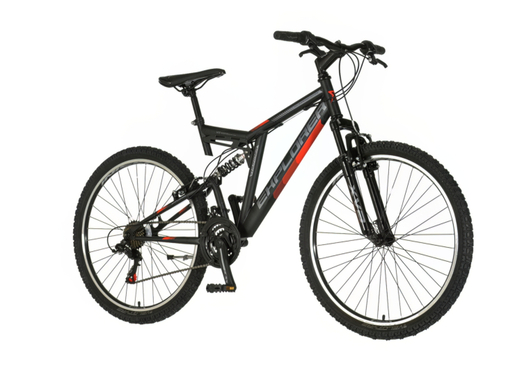 Bicikl explorer thunder full suspension 26" crno crveni 1261013