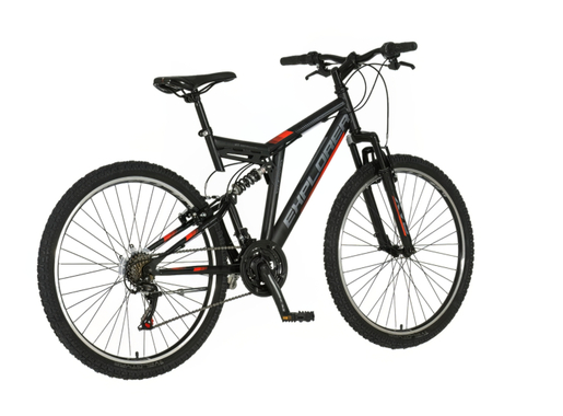 Bicikl explorer thunder full suspension 26" crno crveni 1261013