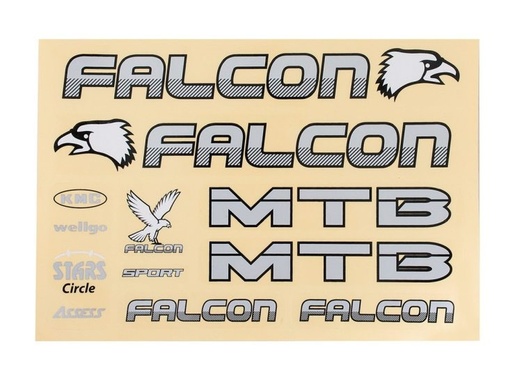 Nal.p.ven set nalepnica za bicikl muški model 3726000