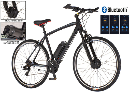 E-bicikl visitor terra man crno sive boje 1289035 - SKLOPLJEN