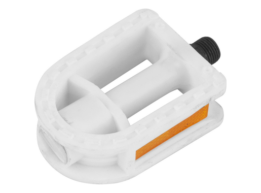 Pedala dečja pvc bela bez ležaja 9/16” širi navoj 92 x 55 mm 3802203