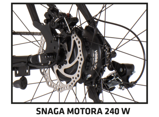 E-bicikl visitor blade 27.5 disk1 crne boje 1289154 - SKLOPLJEN