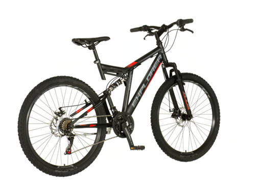 Bicikl explorer thunder full suspension 26" crno crveni 1261044