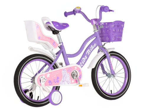 Kids bike princess flower ljubičasta 16 2024 1416202