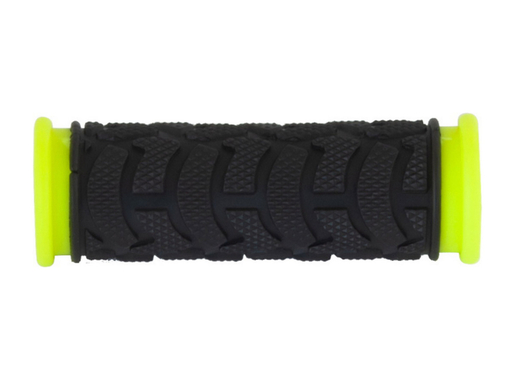 Ručke volana mega crno neon žute kraće 92mm 3841015
