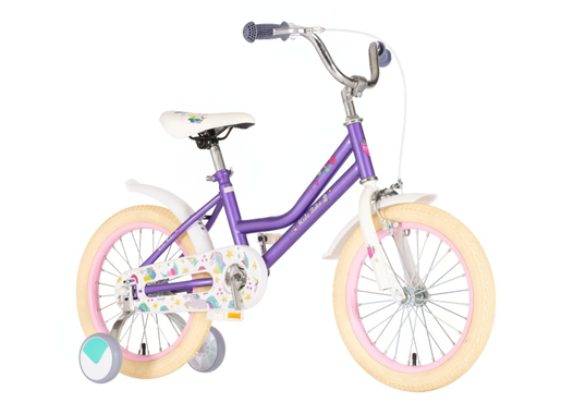 Kids bike unicorn ljubičasta 16 2024 1416205