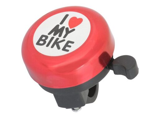 Zvono crveno “i love my bike” 3150002