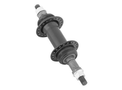 Glava zadnja čelik sa navojem za disk 36r 10mm 6-7sp crna 3200115