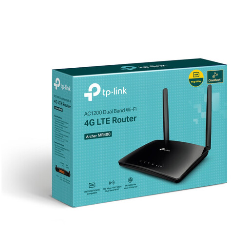 4G Router TP-LINK Archer MR400 AC1200/4GLAN/SIM slot