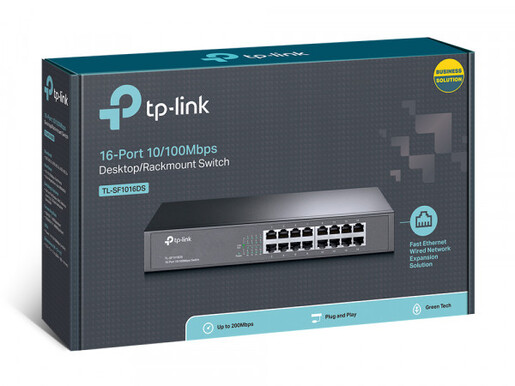 LAN Switch TP-LINK TL-SF1016DS 16-port 10/100Mb