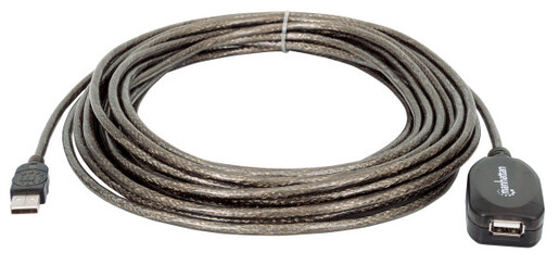 Kabl Manhattan 150248 USB-A M/F 2.0/480Mbps/produžni aktivni/10m