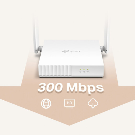 LAN Router TP-LINK TL-WR820N WiFi/300Mb/s /1xWAN/2xLAN