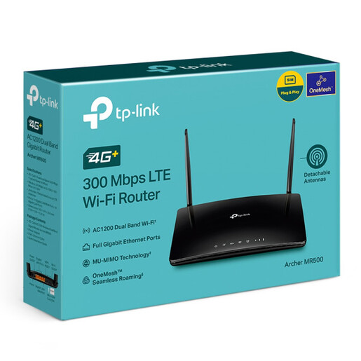 4G Router TP-LINK Archer MR500 AC1200/4GLAN/SIM slot
