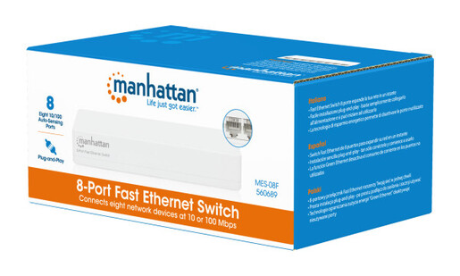 LAN switch Manhattan 560689 10/100 8port