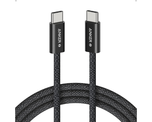 ANKER Zolo USB tip-C kabl M/M 1.8m, za Apple, super brzo punjenje 240W/480Mbps, pleteni, crni