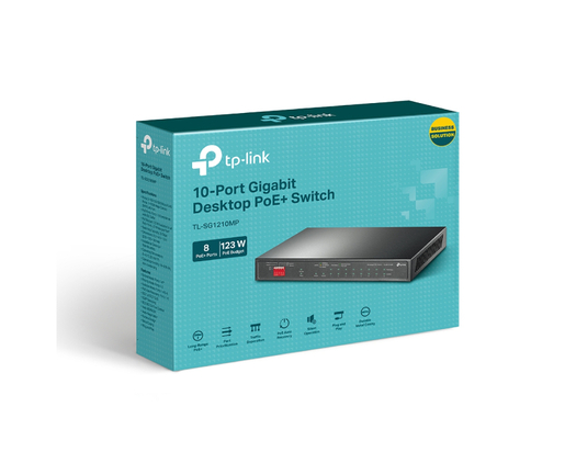 TP-LINK TL-SG1210MP POE+switch 8-port GIGABIT