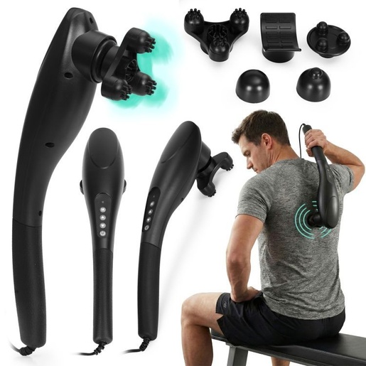 ModernHome Ručni vibracioni masažer za telo sa 5 nastavaka, 20W, ModernHome XB-309S