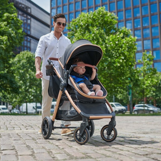 KINDERKRAFT ESME PRO KOLICA ZA BEBE 3U1 GRAY KSESME00GRY300N