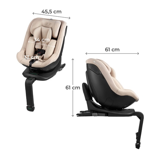 KINDERKRAFT AUTOSEDISTE I - GUARD AIR FLOW BEIGE KCIGUA00BEG000N