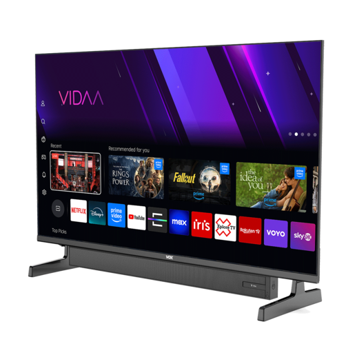 VOX LED TV 32" 32SBV684H, HD Ready, VIDAA SMART TV, DVB-T2/C/S2, Frameless, Dolby Audio