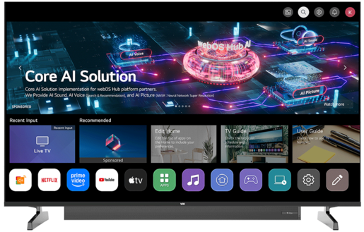 VOX LED TV 50" 50WSB684U, 4K Ultra HD, SmartTV, WebOS, DVB-T2/C/S2, Frameless, HLG, HDR, Bluethoot, PVR