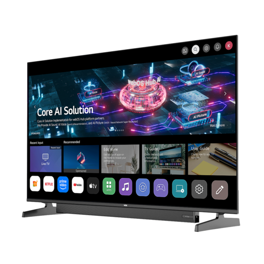 VOX LED TV 50" 50WSB684U, 4K Ultra HD, SmartTV, WebOS, DVB-T2/C/S2, Frameless, HLG, HDR, Bluethoot, PVR
