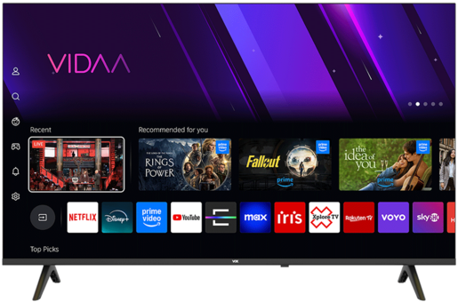 VOX LED TV 43" 43QVU684, 4K Ultra HD, VIDAA SMART TV, DVB-T2/C/S2, Miracast, Dolby Audio