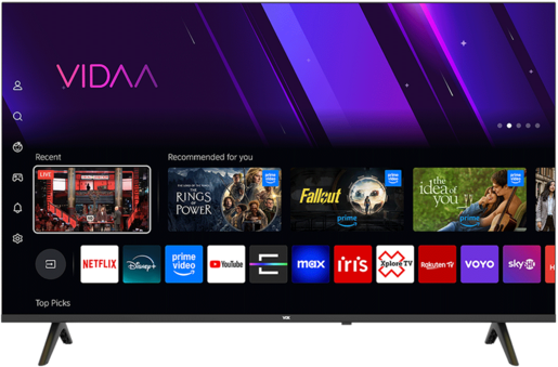 VOX LED TV 43" 43QVF684, Full HD, VIDAA SMART TV, DVB-T2/C/S2, Miracast, Dolby Audio