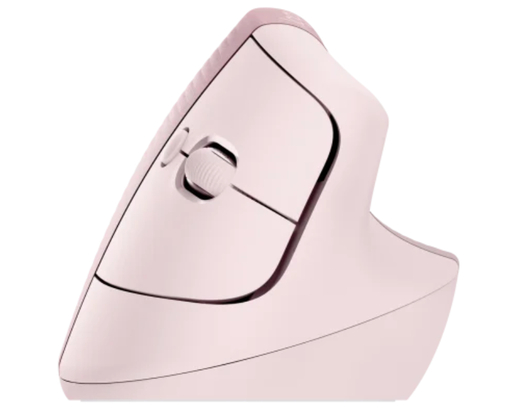 LOGITECH Lift Vertical Ergonomic Wireless miš roze
